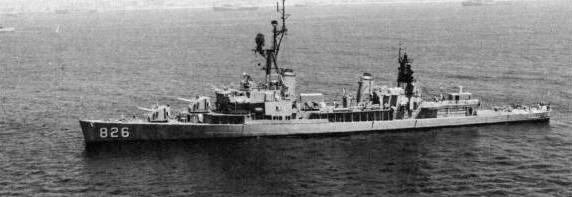 USS Agerholm (DD-826) — Class Equipment Pattern & Asbestos Exposure Record — public-domain photograph