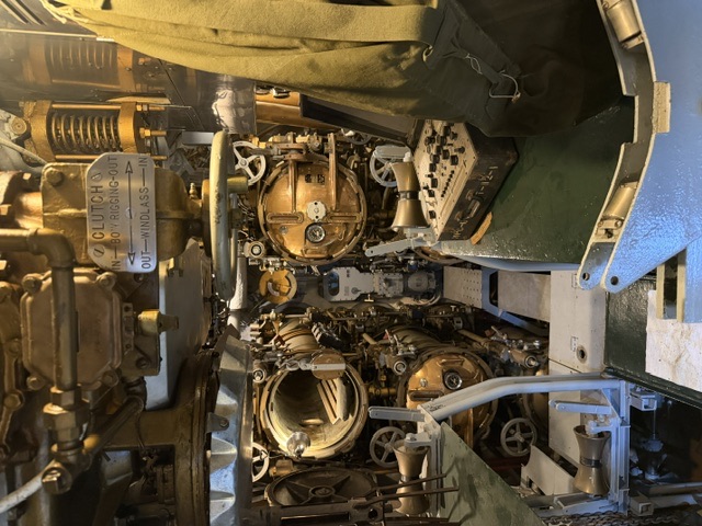 CLUTCH IN — BOW RIGGING — OUT OUT — WINDLASS — IN